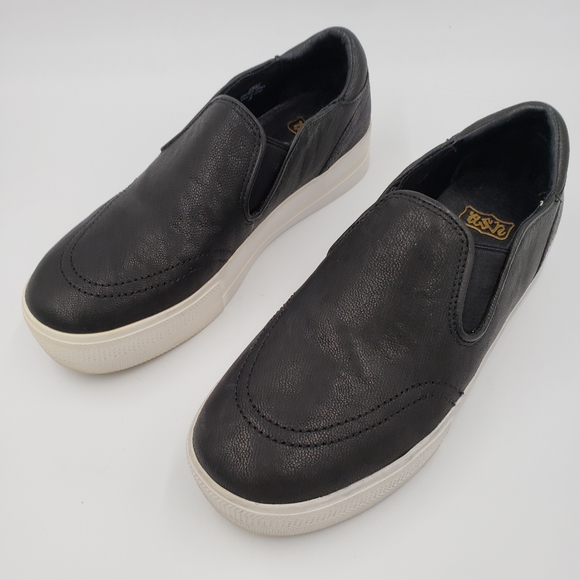 ASH "Jungle" Black Leather Platform Sneaker - Picture 4 of 16